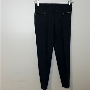 Women’s GREY Ponte Skinny Pants with Zip Pockets